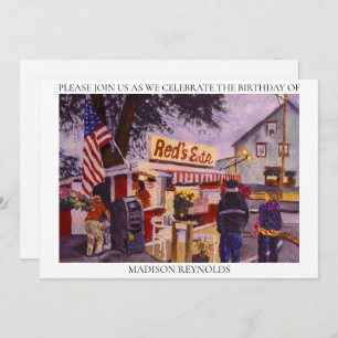 Red's Eats Lobster Shack Birthday Invitation