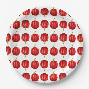 Reds Paper Plate