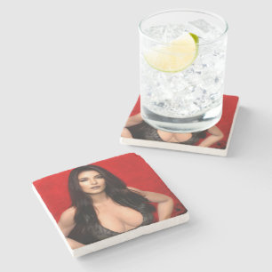 RedSide stone coaster