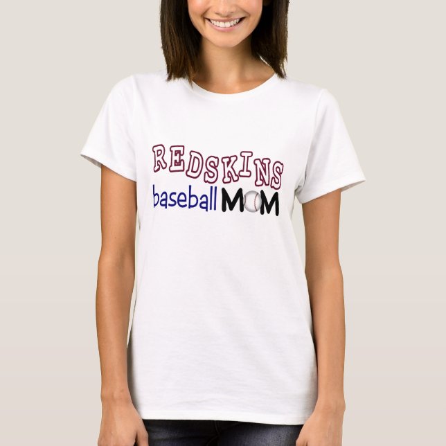 Redskins Baseball Mum shirt (Front)