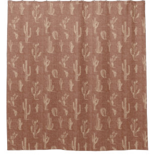 Redstone Desert Cactus Shower Curtain