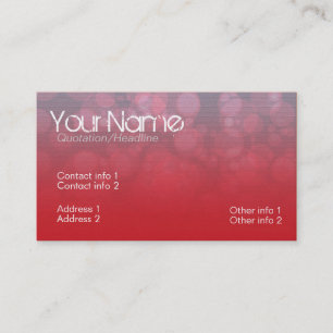 Redtown Business Card