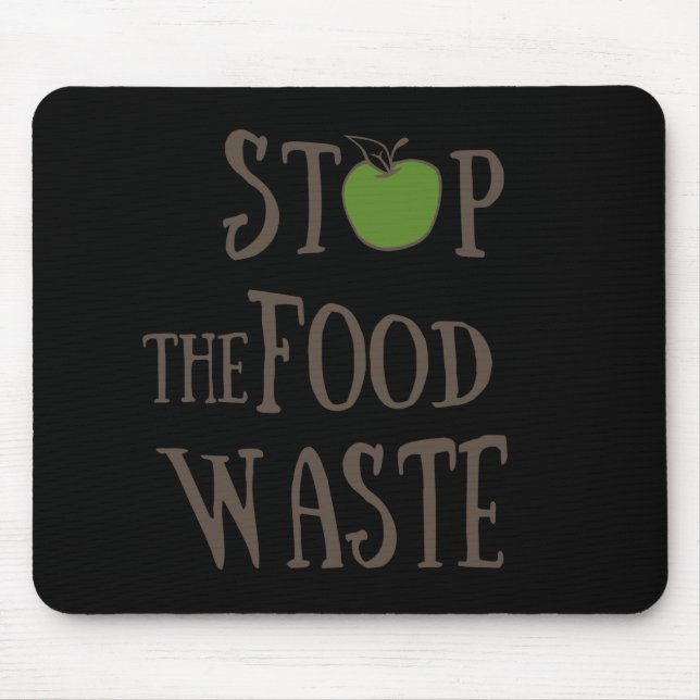 reduce food waste mouse pad (Front)