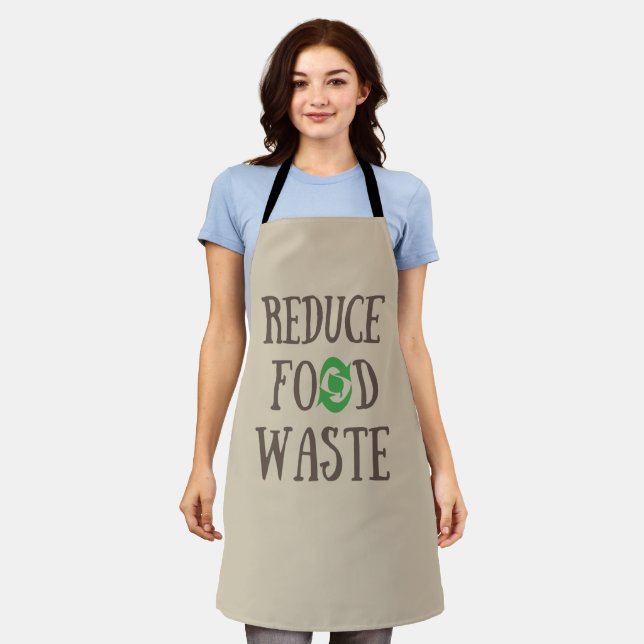 Reduce food waste recycling eco friendly apron (Worn)