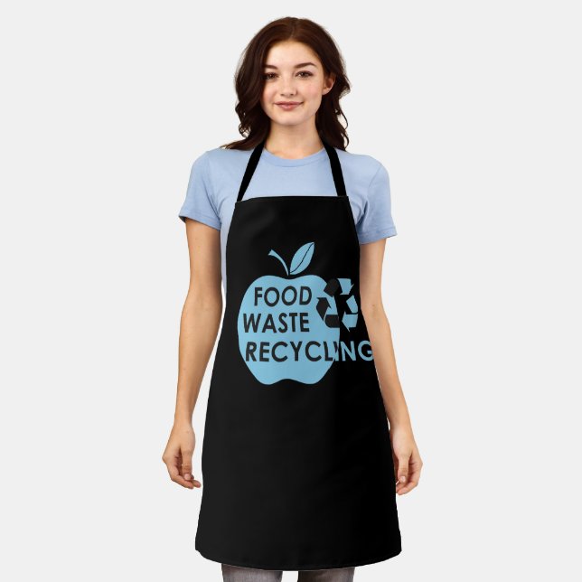 Reduce food waste recycling eco friendly apron (Worn)