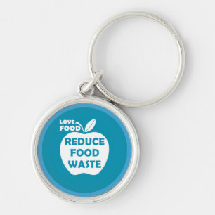 Reduce food waste recycling eco friendly key ring