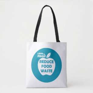 Reduce food waste recycling eco friendly tote bag
