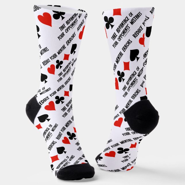 Reduce Mental Errors Take Advantage Opponents Socks (Angled)