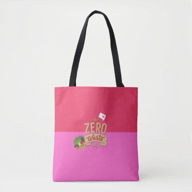 Reduce Reuse Recycle Eco - Zero waste Tote Bag  (Front)
