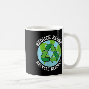 Reduce Reuse Recycle Environmental Protection Coffee Mug