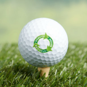 Reduce Reuse Recycle Golf Balls