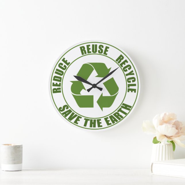 Reduce reuse recycle large clock (Home)