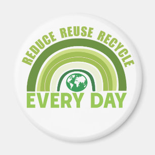 Reduce reuse recycle magnet