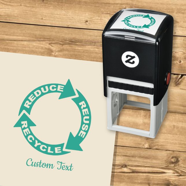 Reduce Reuse Recycle Self-inking Stamp (Creator Uploaded)
