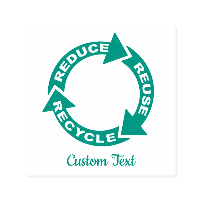 Reduce Reuse Recycle Self-inking Stamp (Design)