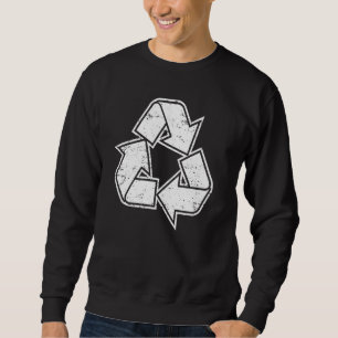 Reduce Reuse Recycle Sign Recycling Symbol Environ Sweatshirt
