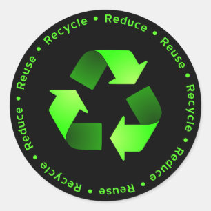 Reduce, Reuse, Recycle Sticker