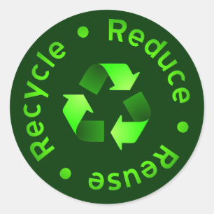 Reduce - Reuse - Recycle Sticker
