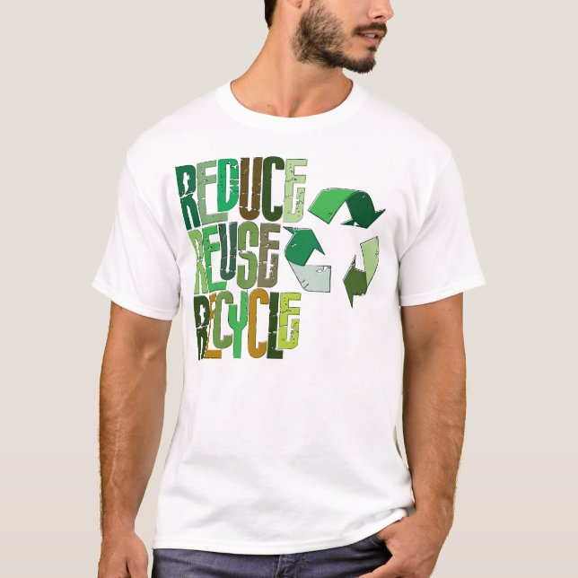 Reduce Reuse Recycle T-Shirt (Front)