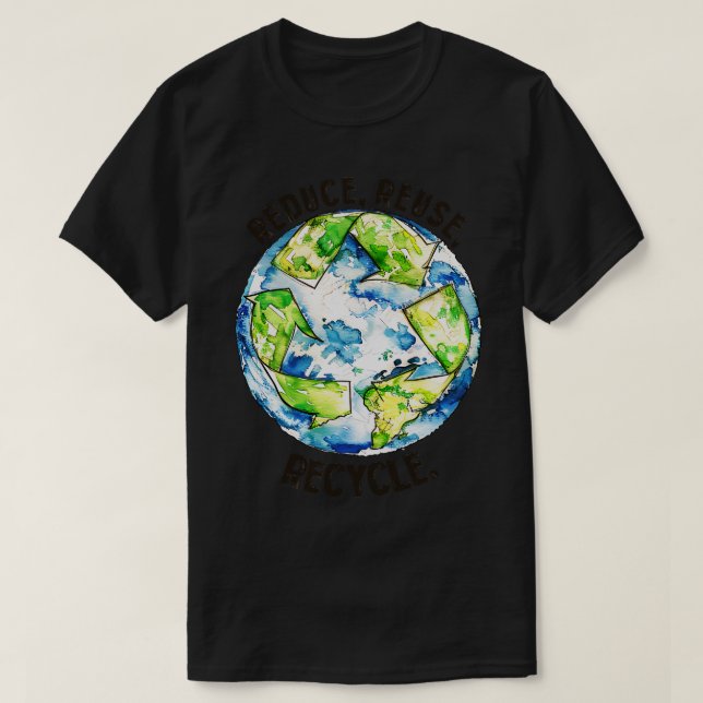 Reduce Reuse Recycle T-Shirt (Design Front)
