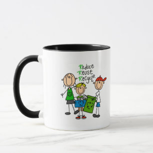 Reduce, Reuse, Recycle t-shirts and Gifts Mug
