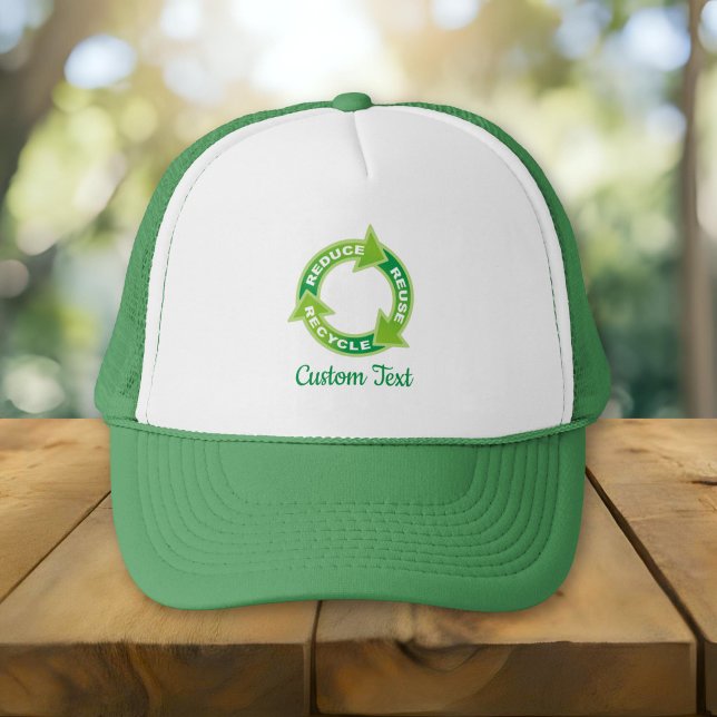 Reduce Reuse Recycle Trucker Hat (Creator Uploaded)