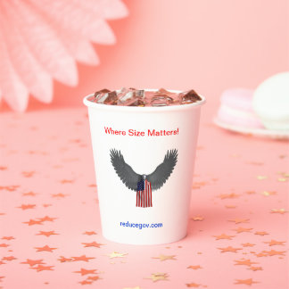 reducegov 15 oz coffee mug paper cups