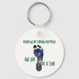 Reducing my carbon footprint t-shirts and gifts. key ring
