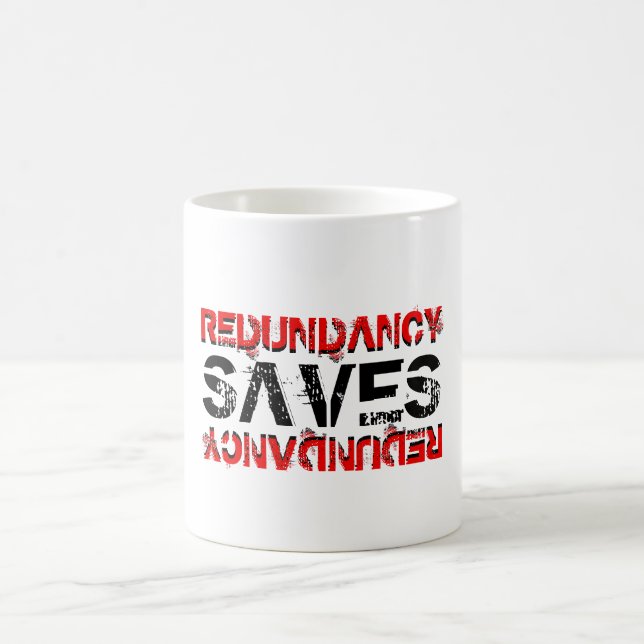 Redundancy nerdy joke v1 coffee mug (Center)