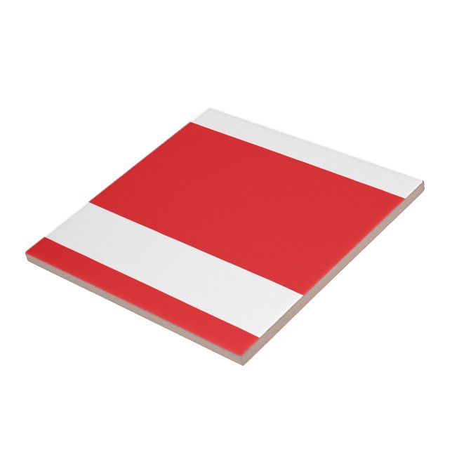 RedWhite Ceramic Tile (Side)