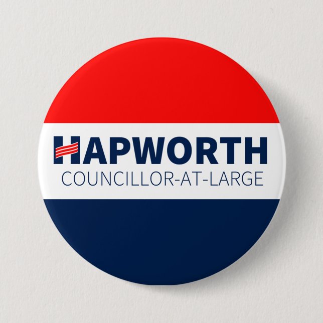 redwhiteandblue button (Front)