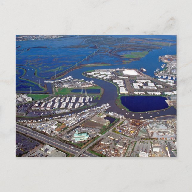 Redwood City Port Postcard (Front)