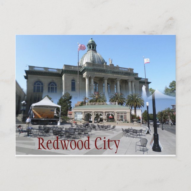 Redwood City postcard (Front)