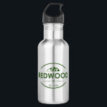 Redwood National Park 532 Ml Water Bottle<br><div class="desc">Redwood National Park in California is home to the tallest trees on Earth and vast prairies,  oak woodlands,  wild river-ways,  and nearly 40-miles of rugged coastline.</div>