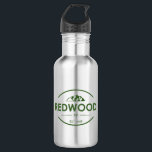 Redwood National Park 532 Ml Water Bottle<br><div class="desc">Redwood National Park in California is home to the tallest trees on Earth and vast prairies,  oak woodlands,  wild river-ways,  and nearly 40-miles of rugged coastline.</div>