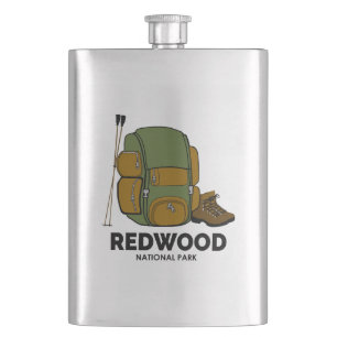 Redwood National Park Backpack Hip Flask