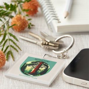 Redwood National Park Beauty in California  Key Ring