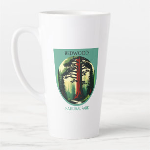 Redwood National Park Beauty in California  Latte Mug