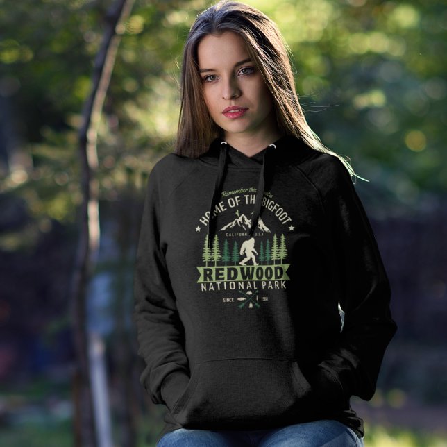 Redwood National Park California Bigfoot Home Hoodie (Creator Uploaded)