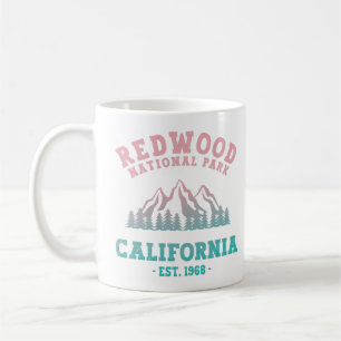 Redwood National Park California Gradient Coffee Mug
