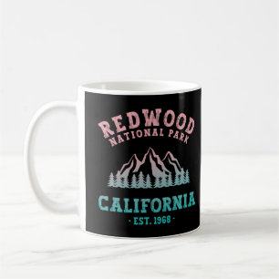 Redwood National Park California Gradient Coffee Mug