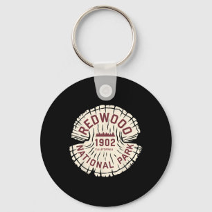 Redwood National Park California Hiking Souvenir G Key Ring