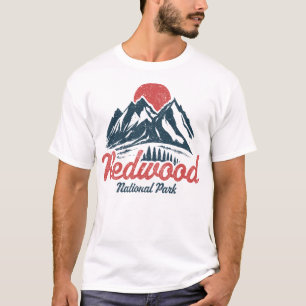 Redwood National Park California Mountains Redwood T-Shirt
