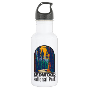 Redwood National Park California Vintage 532 Ml Water Bottle
