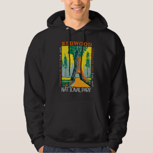 Redwood National Park Chandelier Tree Distressed Hoodie