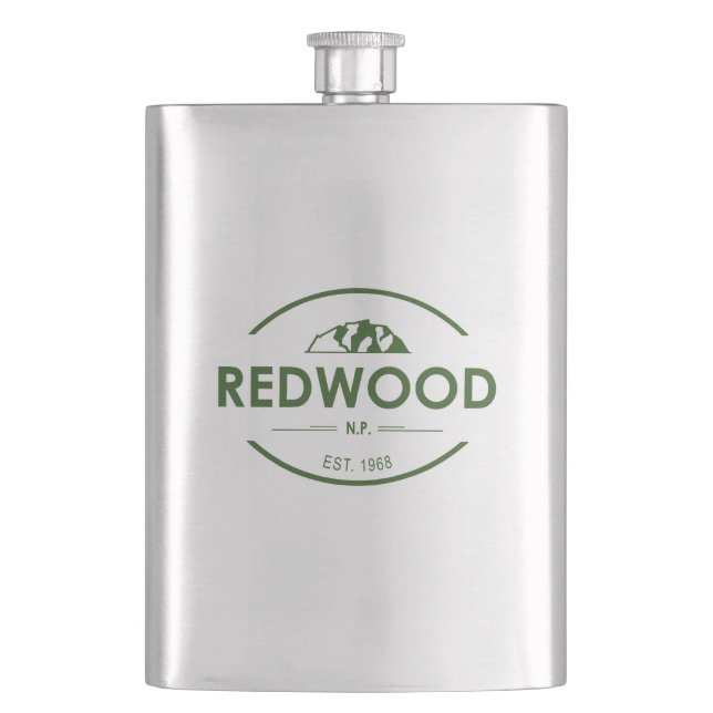 Redwood National Park Hip Flask (Front)