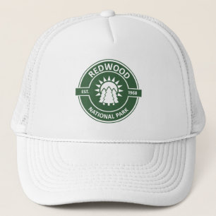 Redwood National Park Sun Trees Trucker Hat
