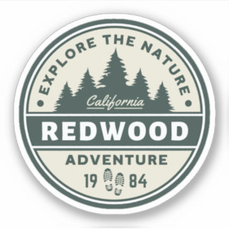 Redwood National Park Travel Sticker