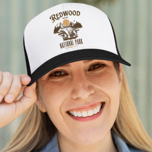 Redwood National Park Vinatage Trucker Hat