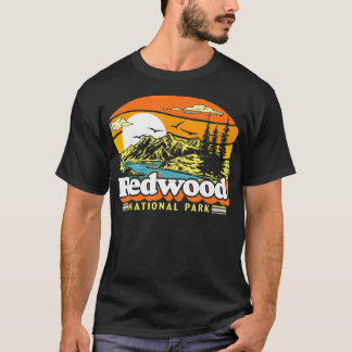 Redwood National Park Vintage 80s Retro California T-Shirt